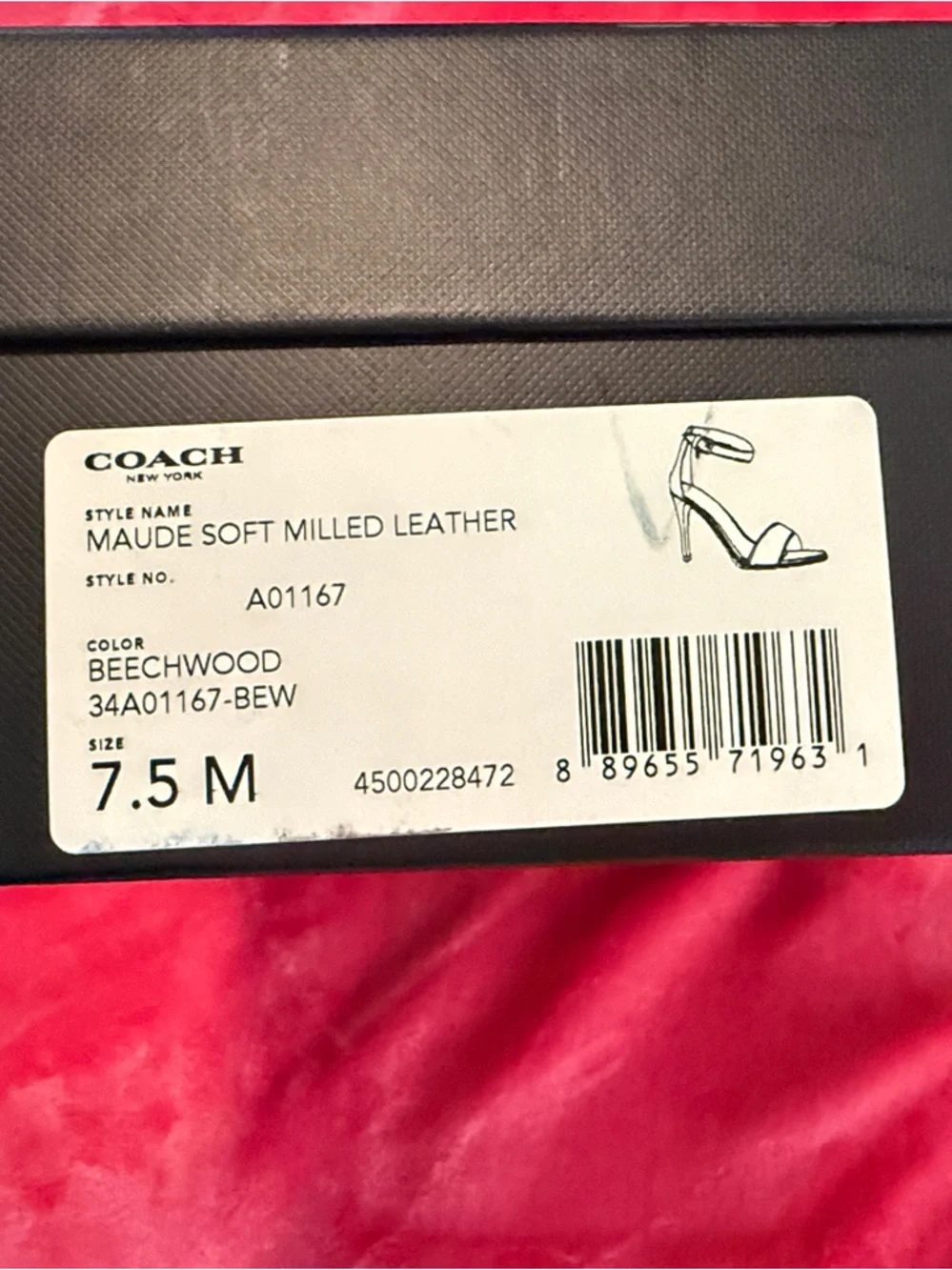 Coach Black Box with White Logo